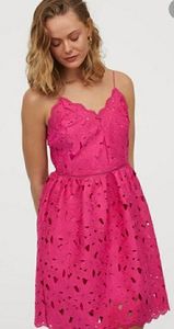 H&M Embroidered lace dress